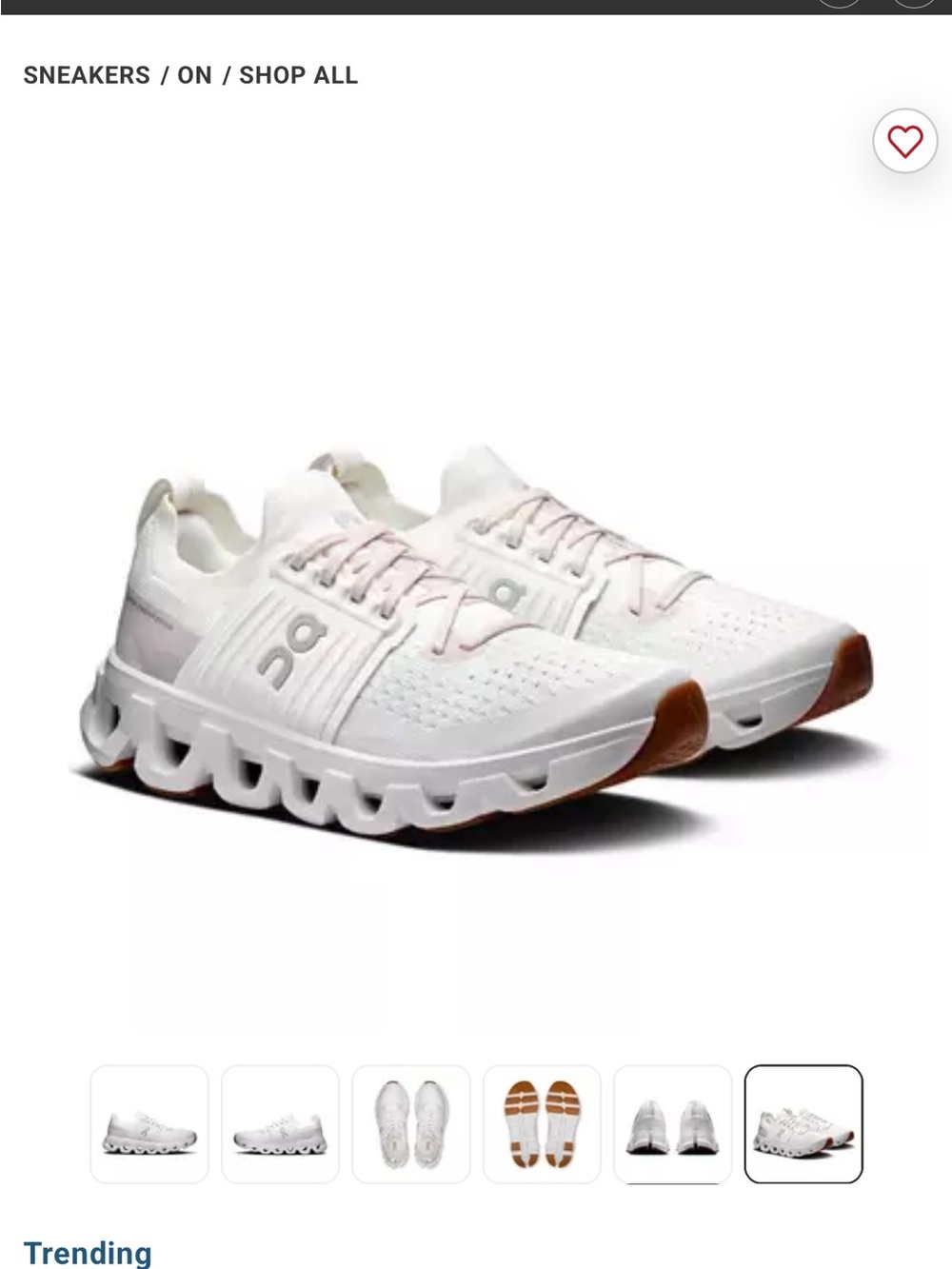 On Running Women's Cloud swift 4 worn 2 times size 8